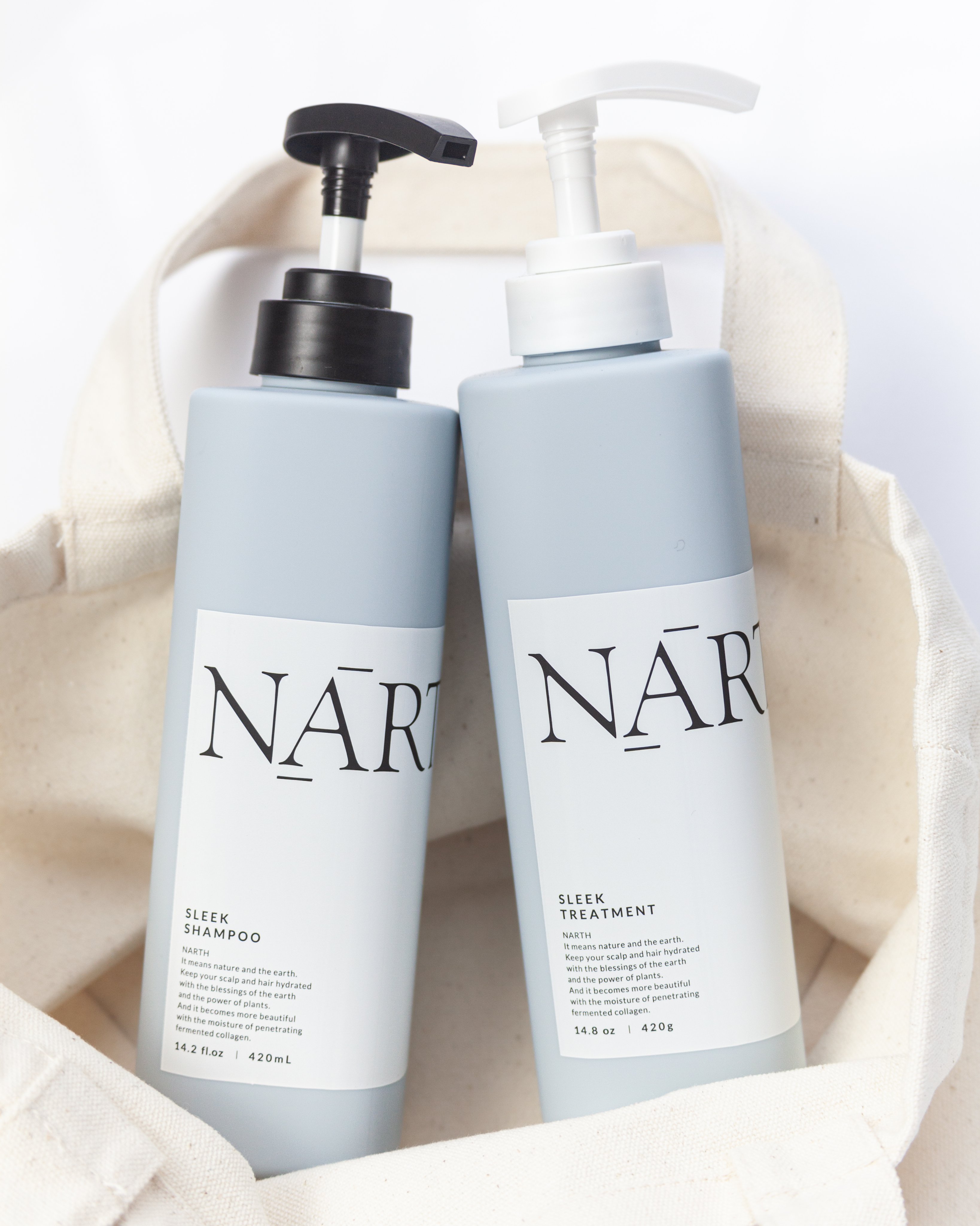 スリーク&リラックスシャンプー／トリートメント シャンプー本体420ml/NARTH/市販シャンプーを使ったクチコミ（1枚目）