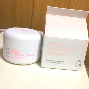 WHITE WHIPPING CREAM(ウユクリーム)/G9SKIN/化粧下地を使ったクチコミ（1枚目）