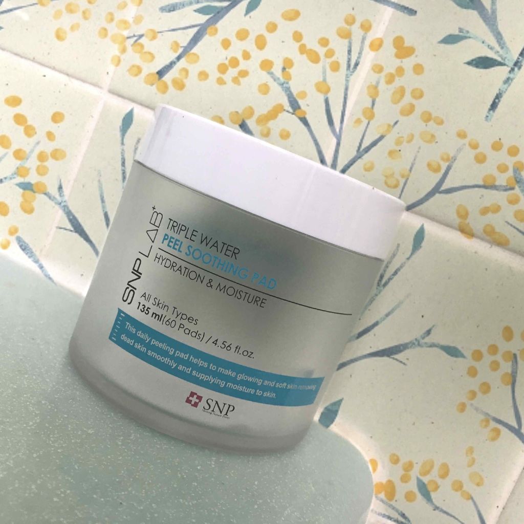 TRIPLE WATER PEEL SOOTHING PAD/SNP/ピーリングを使ったクチコミ（1枚目）