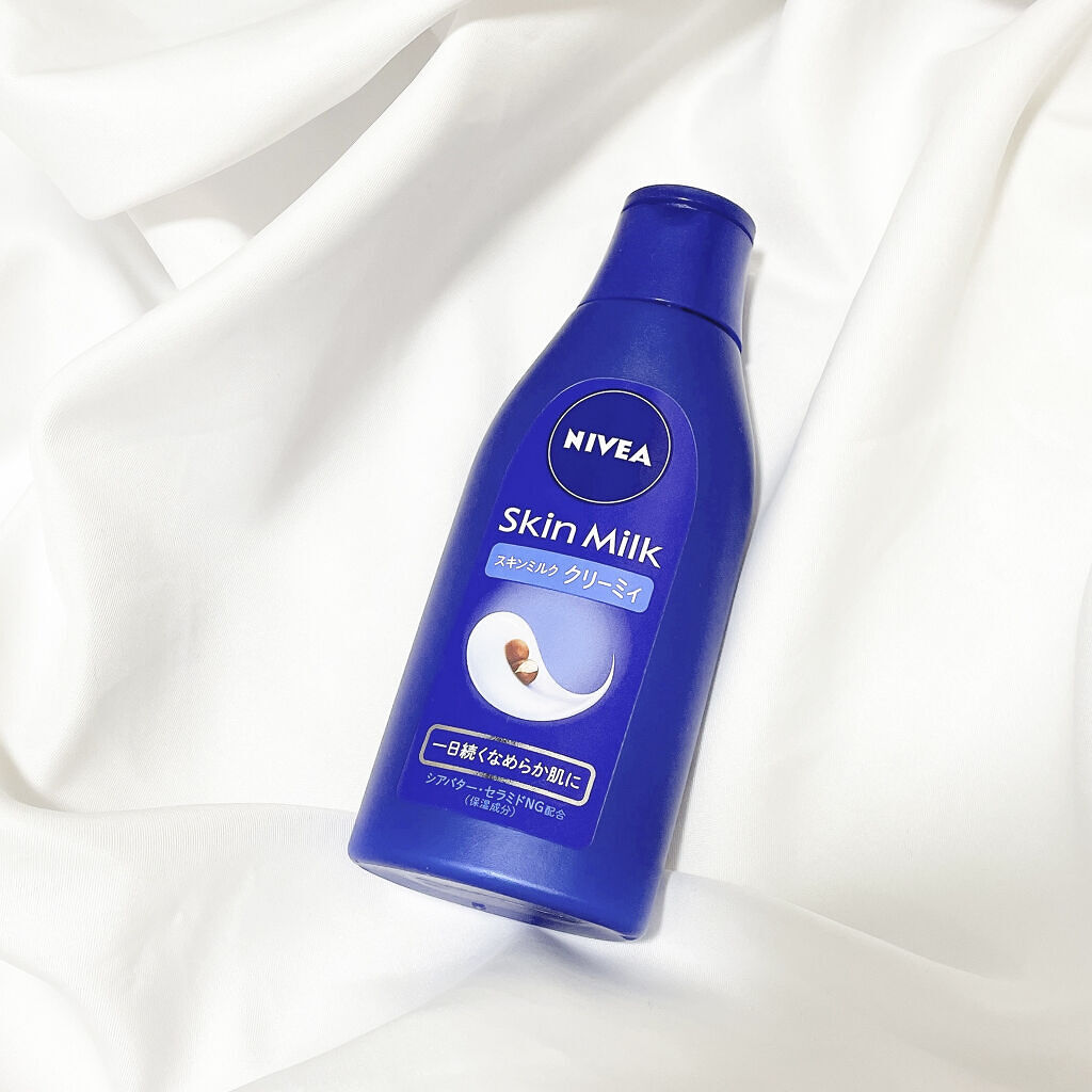 ニベア スキンミルク クリーミィ ほのかなフローラルの香り/ニベア/ボディミルクを使ったクチコミ（1枚目）