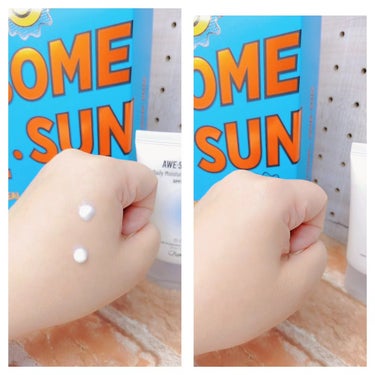 AWE・SUN AIRY-FIT Daily Moisurizer With Sunscreen/JUMISO/日焼け止め・UVケアを使ったクチコミ（2枚目）