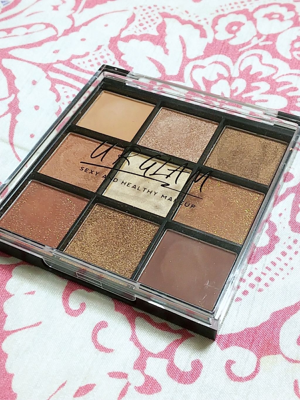 UR GLAM BLOOMING EYE COLOR PALETTE/U R GLAM/アイシャドウパレットを使ったクチコミ(1枚目)