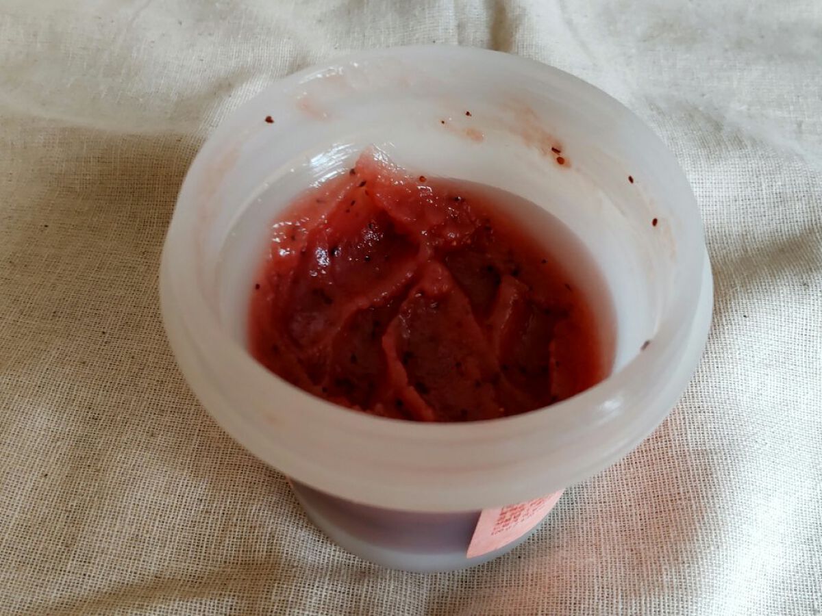 ストロベリーシュガー フードマスク/SKINFOOD/洗い流すパック・マスクを使ったクチコミ（3枚目）