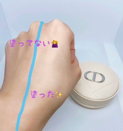 ディオールスキン フォーエヴァー クッション パウダー/Dior/ルースパウダーを使ったクチコミ(6枚目)