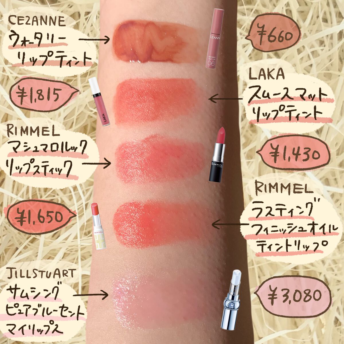 マシュマロルック リップスティック/リンメル ロンドン/口紅を使ったクチコミ（2枚目）