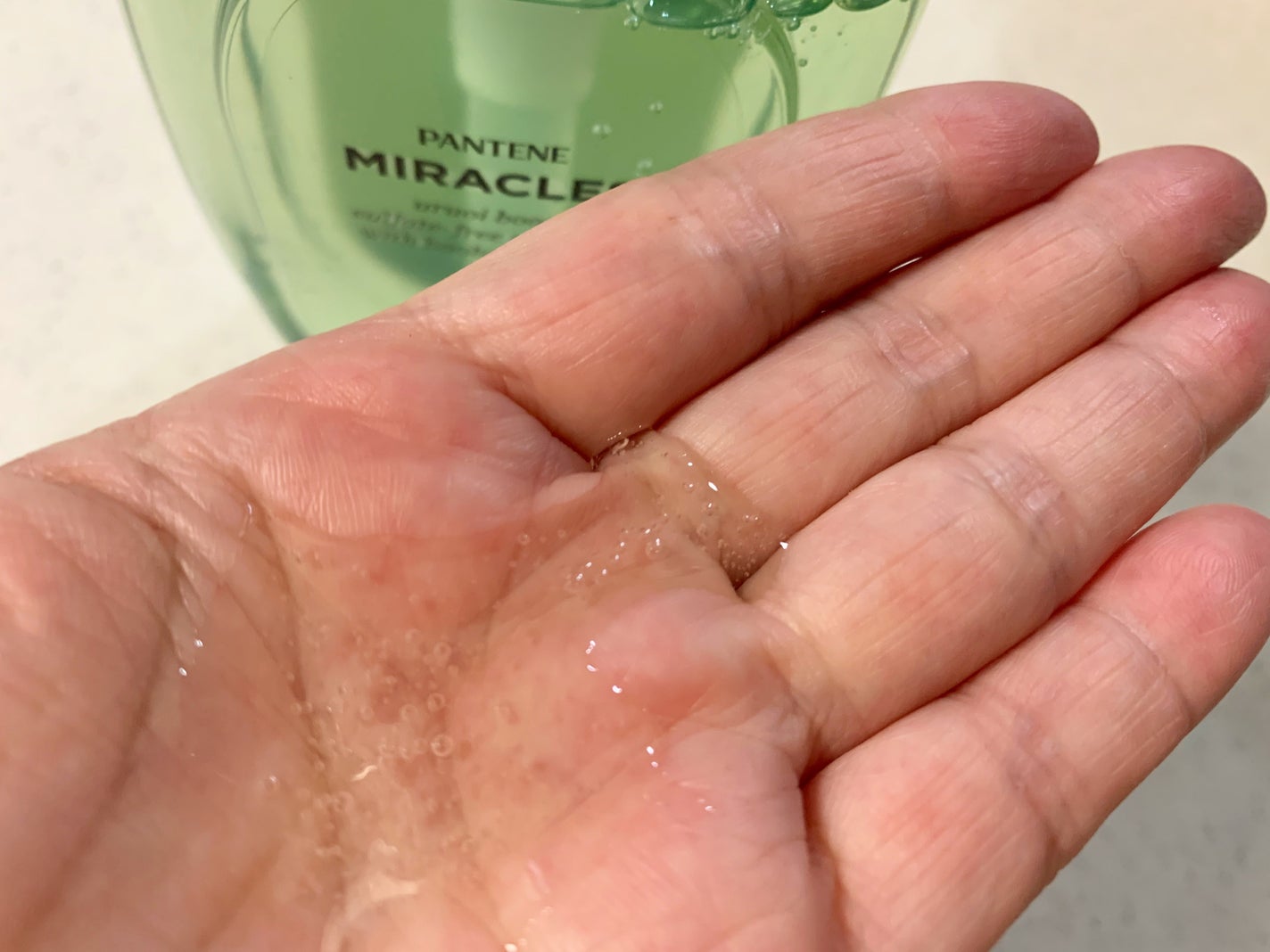 ミラクルズ うるおいブースト シャンプー/トリートメント/パンテーン/市販シャンプーを使ったクチコミ(2枚目)