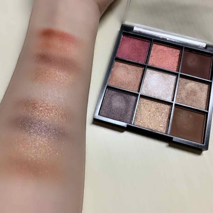 UR GLAM BLOOMING EYE COLOR PALETTE/U R GLAM/アイシャドウパレットを使ったクチコミ(2枚目)