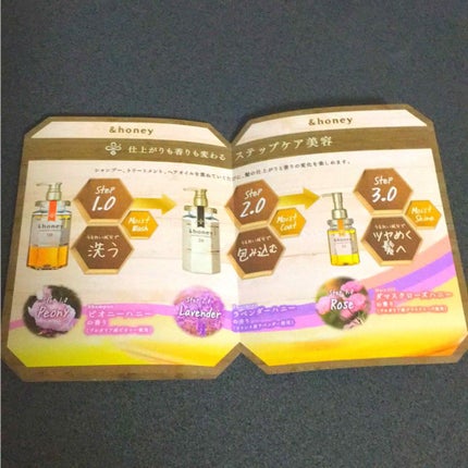 ディープモイスト シャンプー1.0/ヘアトリートメント2.0/&honey/市販シャンプーを使ったクチコミ(2枚目)