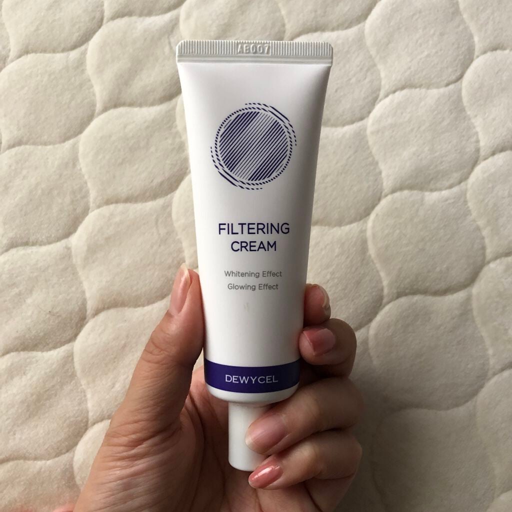 フィルタリングクリーム/DEWYCEL/日焼け止めクリームを使ったクチコミ(2枚目)