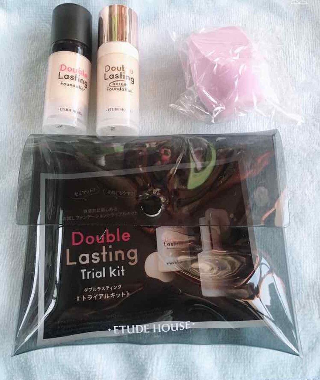 ダブルラスティング セラムファンデーション/ETUDE/リキッドファンデーションを使ったクチコミ（2枚目）