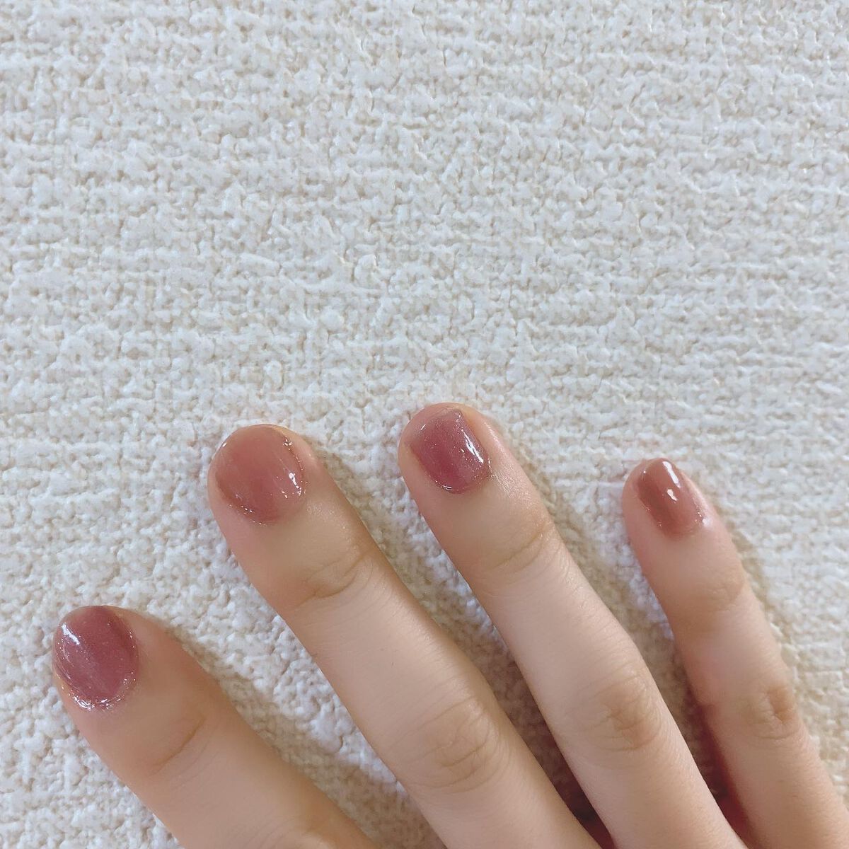 チャームスティックジェル #02 モカ/OMD/オールインワンネイルを使ったクチコミ（2枚目）