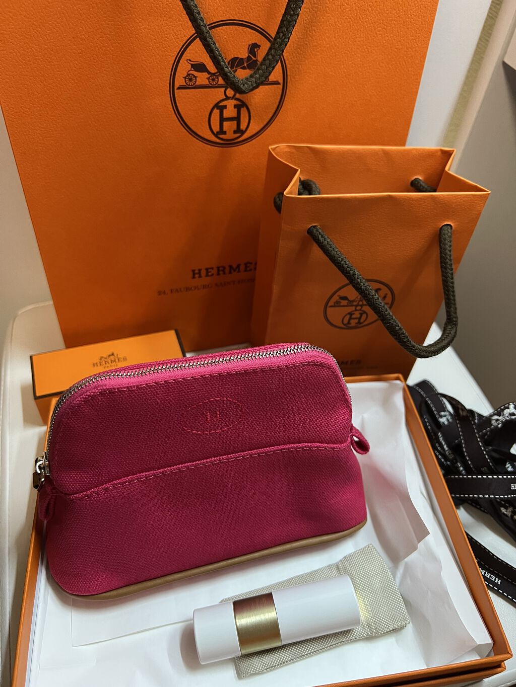 ルージュ エルメス ボーム ドゥ ソワン プール レ レーヴル/エルメス/リップバームを使ったクチコミ（3枚目）