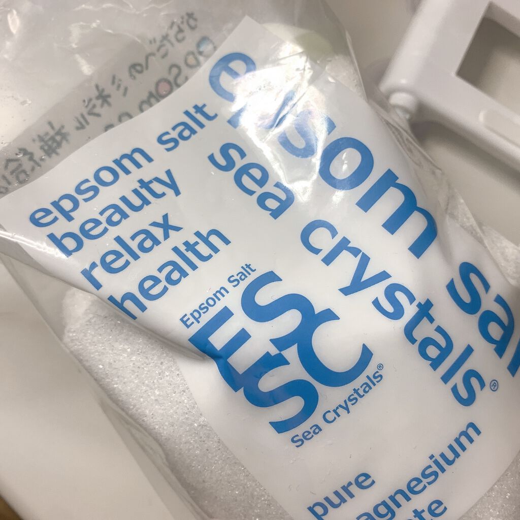 シークリスタルス エプソムソルト オリジナル/sea crystals/無機塩系入浴剤を使ったクチコミ（1枚目）