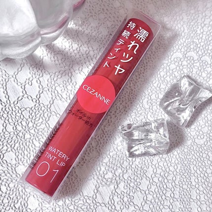 ウォータリーティントリップ/CEZANNE/リップティントを使ったクチコミ(2枚目)