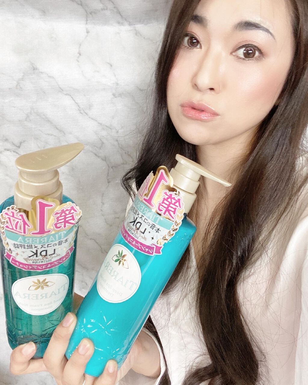 ヘッドスパフォームリッチシャンプー／ディープスパリペアトリートメント/TIARERA/市販シャンプーを使ったクチコミ（1枚目）