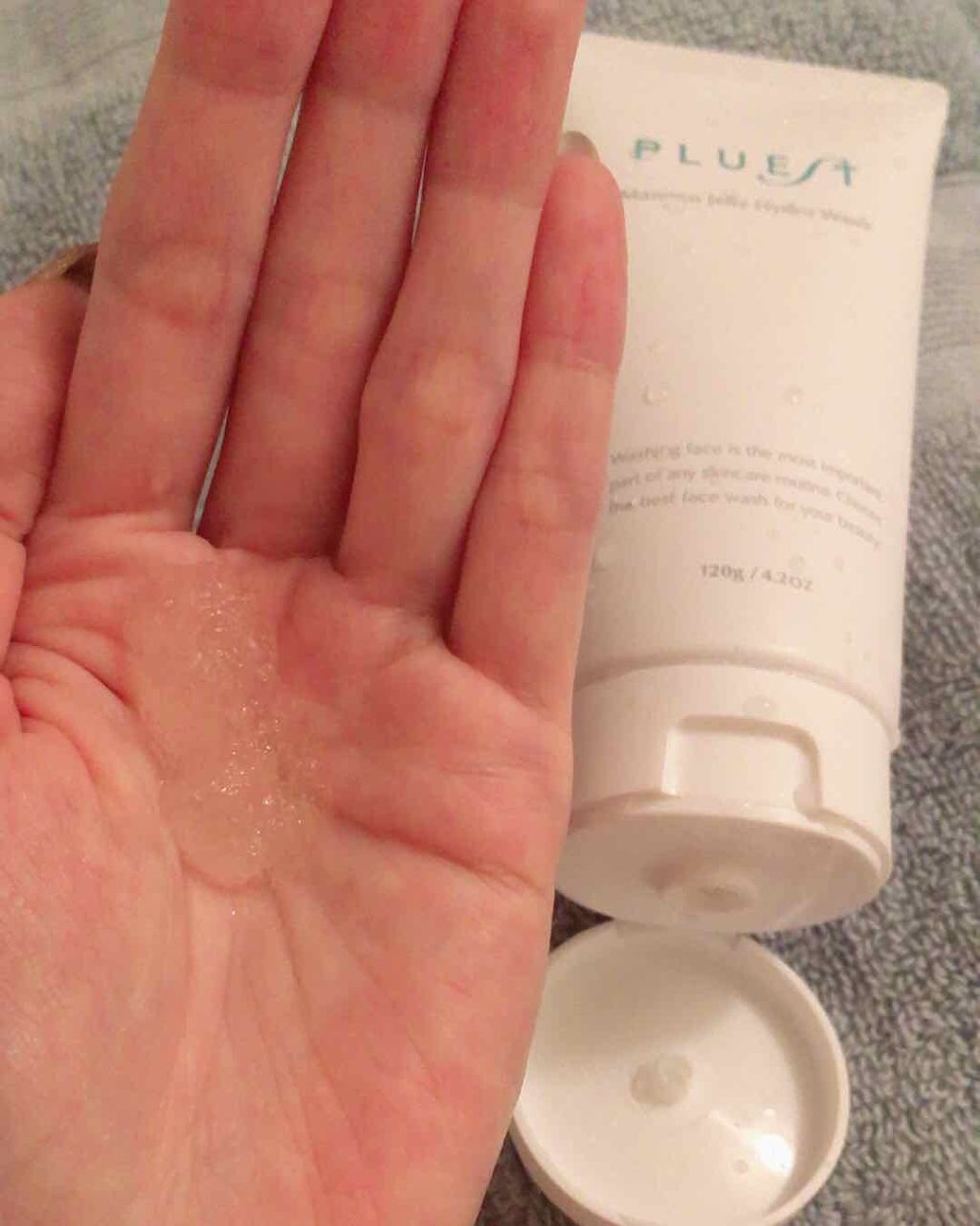 マンナンジェリーハイドロウォッシュ/PLUEST/洗顔料を使ったクチコミ（1枚目）
