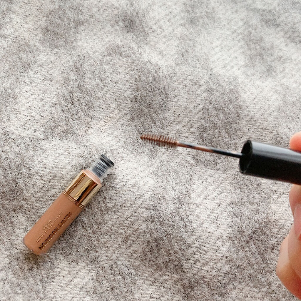 カラーリングアイブロウ マイクロ 06 ピンクブラウン/ヘビーローテーション/眉マスカラを使ったクチコミ（3枚目）