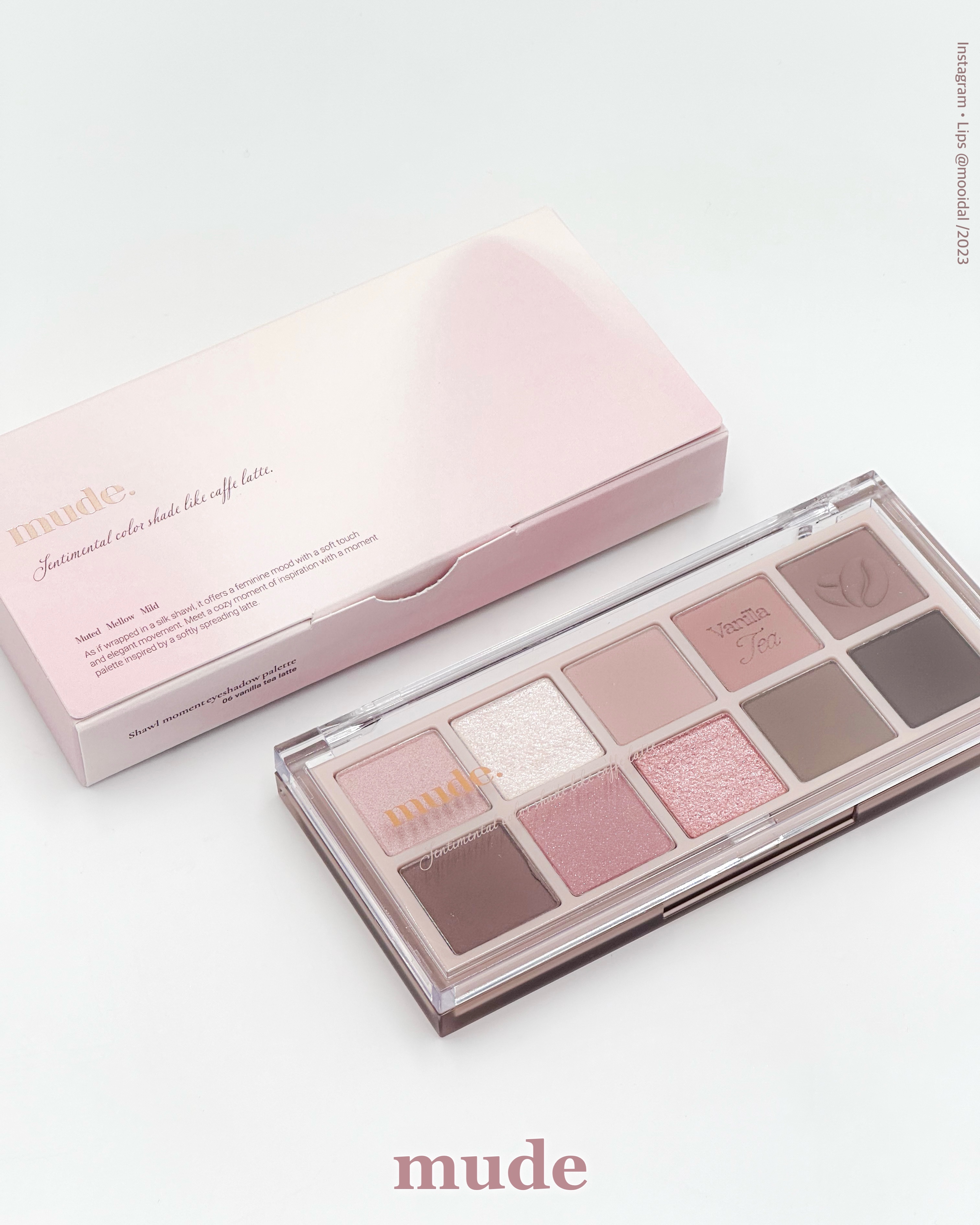 MDショールモーメント アイシャドウパレット/mude./アイシャドウパレットを使ったクチコミ（2枚目）