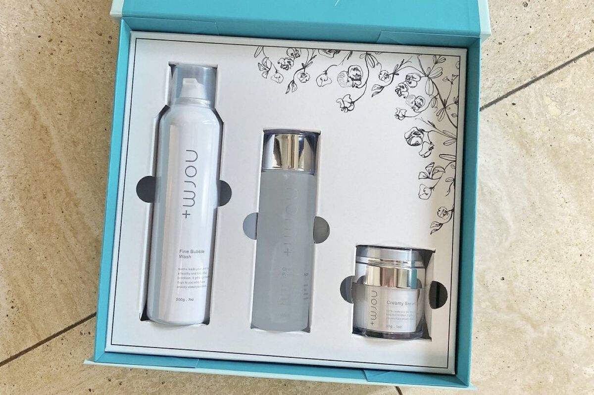 グレースプレミアムローション/norm+/化粧水を使ったクチコミ（1枚目）