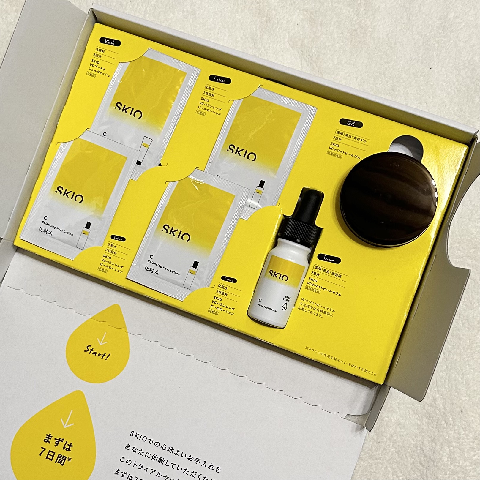 SKIOトライアルキット/SKIO/トライアルキットを使ったクチコミ（1枚目）