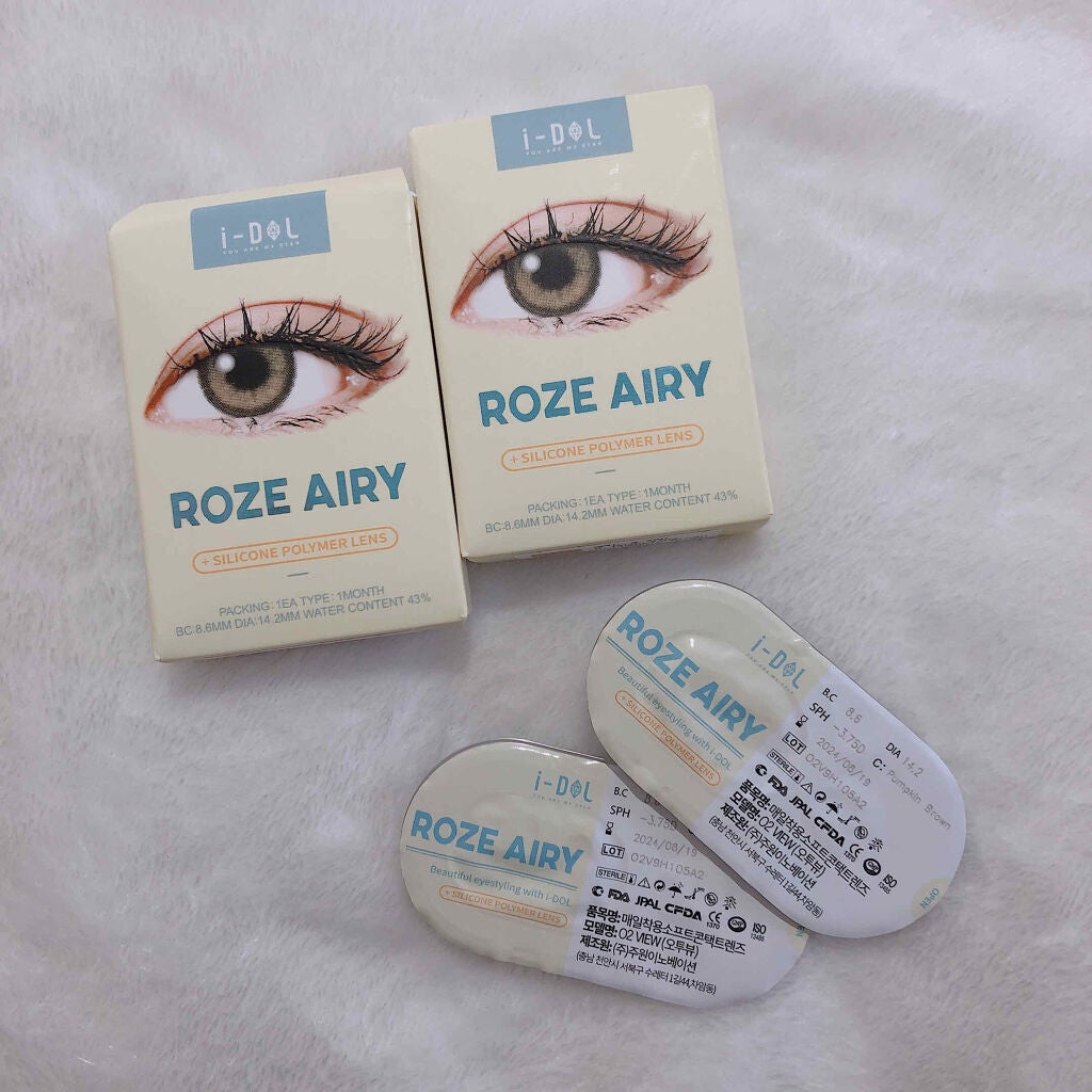 CANNA ROZE AIRY/URIA i-DOL/カラーコンタクトレンズを使ったクチコミ(2枚目)