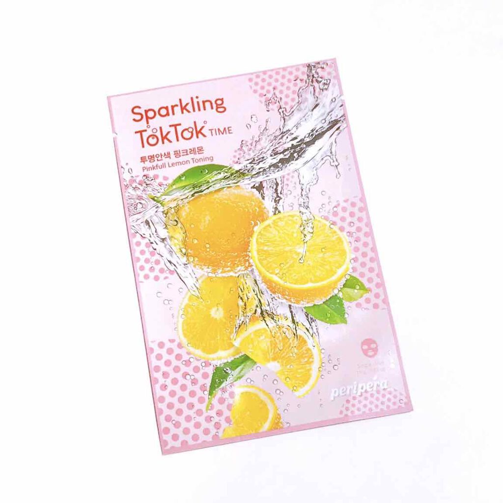 スパークリングトックトックタイム マスクシート/PERIPERA/シートマスク・パックを使ったクチコミ（1枚目）