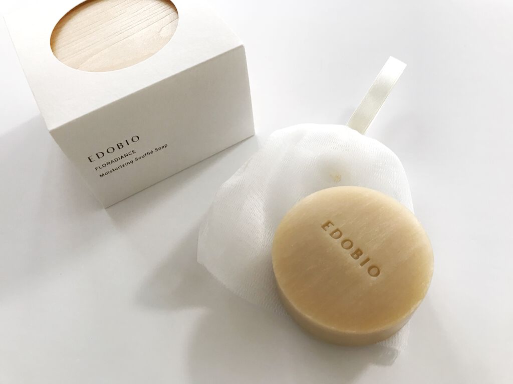 フローラディエンス モイスチャライジングスフレソープ/EDOBIO/洗顔石鹸を使ったクチコミ(1枚目)