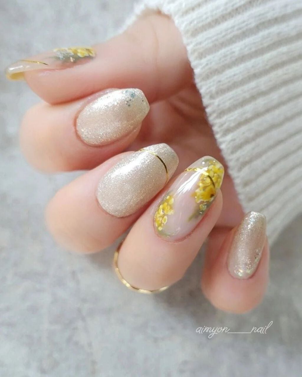 MOMOグリッター コットンキャンディ(0013)