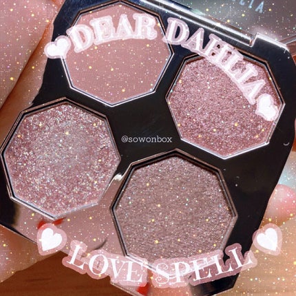 ドリームベルベットアイシャドウパレット/DEAR DAHLIA/アイシャドウパレットを使ったクチコミ(1枚目)