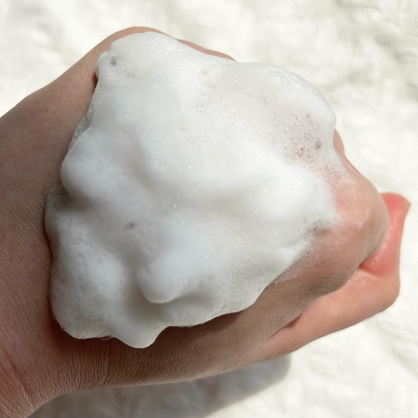 フェイスウォッシュ019 ピンククレイ/BEAW./洗顔フォームを使ったクチコミ（3枚目）