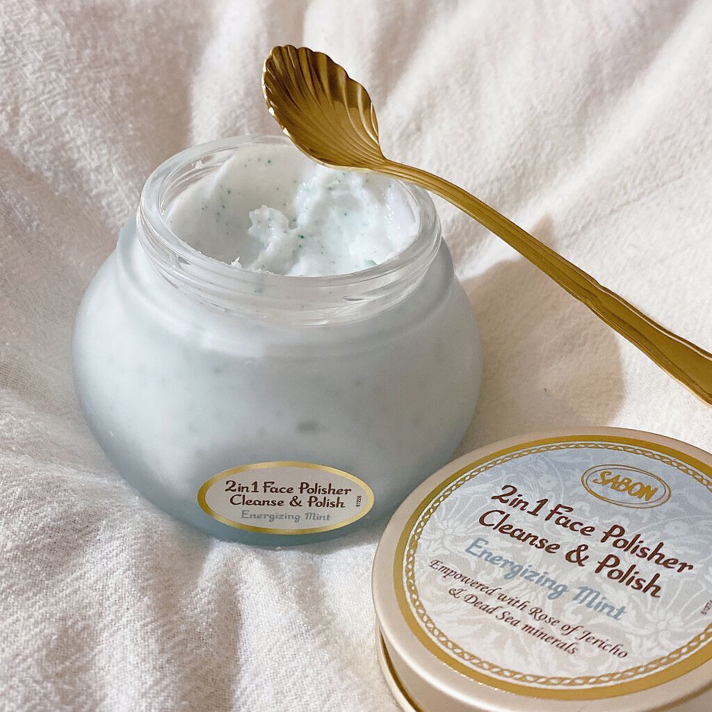 フェイスポリッシャー リフレッシング(ミント)/SABON/スクラブ・ゴマージュを使ったクチコミ(1枚目)