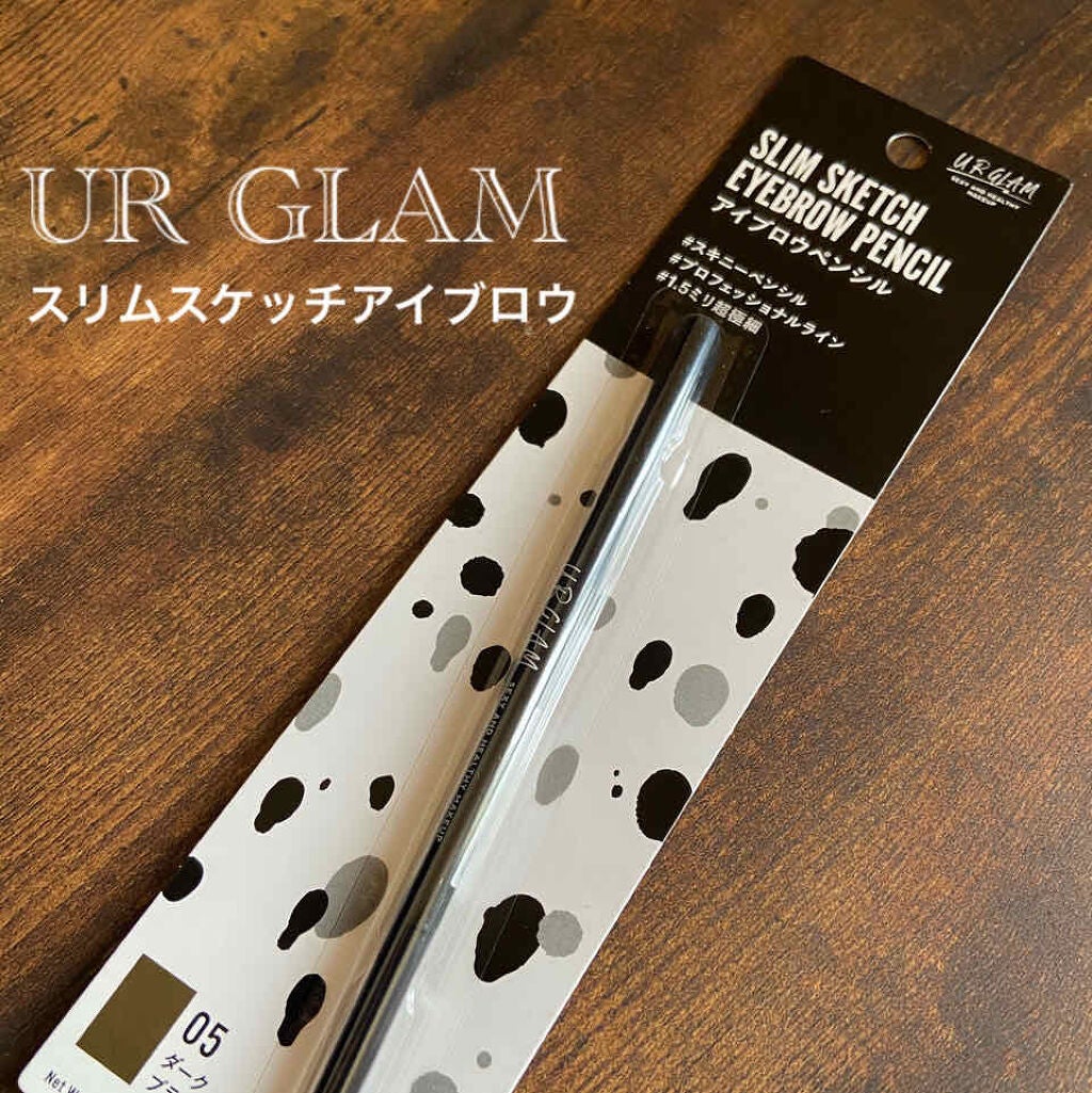 スリムスケッチアイブロウペンシル/U R GLAM/アイブロウペンシルを使ったクチコミ(1枚目)