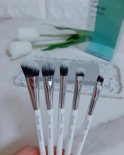 fillimilli アイメイクブラシセット/fillimilli/メイクブラシを使ったクチコミ(4枚目)