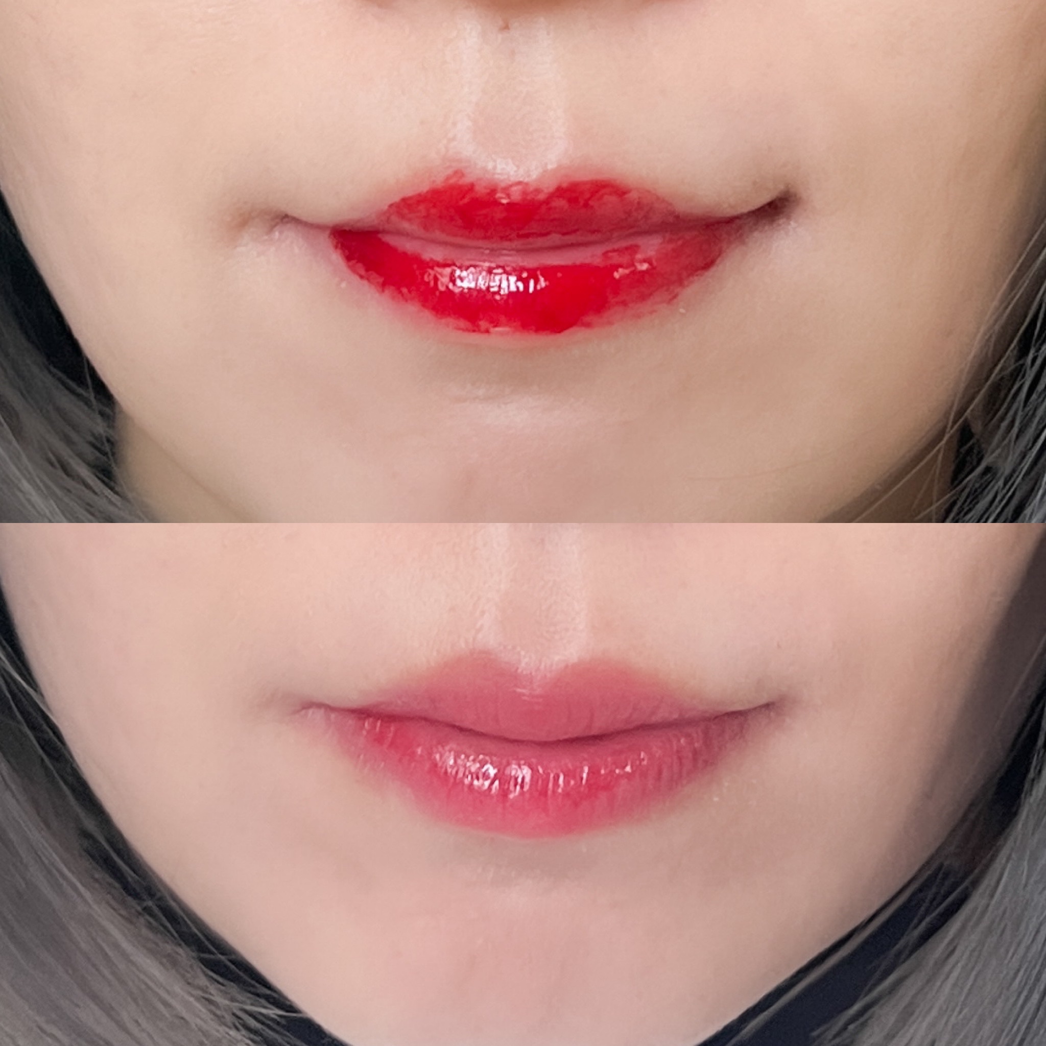 ウォータープランピング リップタトゥー/ベリサム/口紅を使ったクチコミ（3枚目）