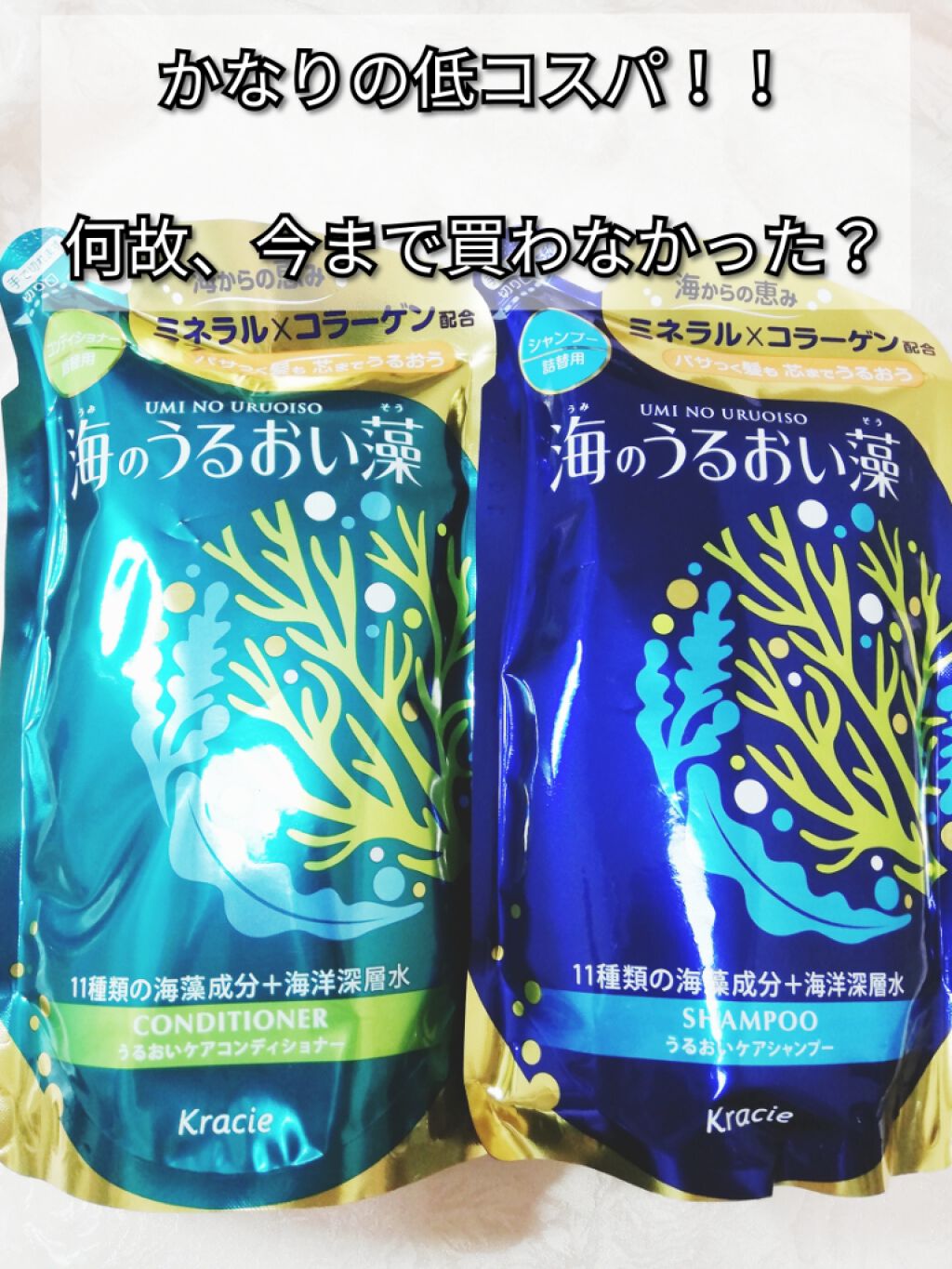 うるおいケアシャンプー／コンディショナー/海のうるおい藻/シャンプー・コンディショナーを使ったクチコミ（1枚目）