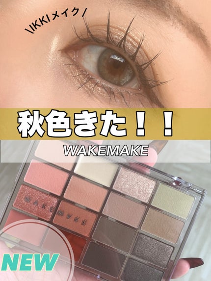 ソフトブラーリングアイパレット/wakemake/アイシャドウパレットを使ったクチコミ(1枚目)