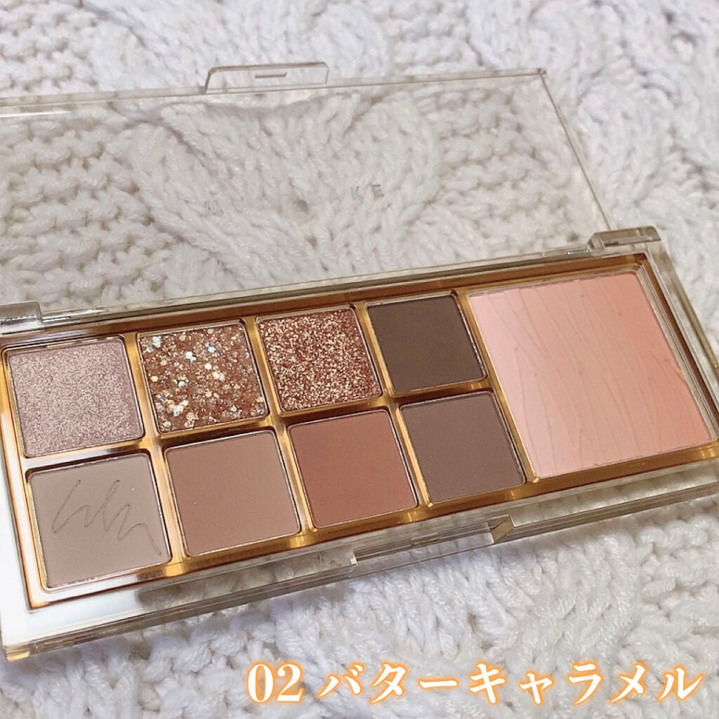 ミックスブラーリングアイパレット/wakemake/マルチパレットを使ったクチコミ(7枚目)