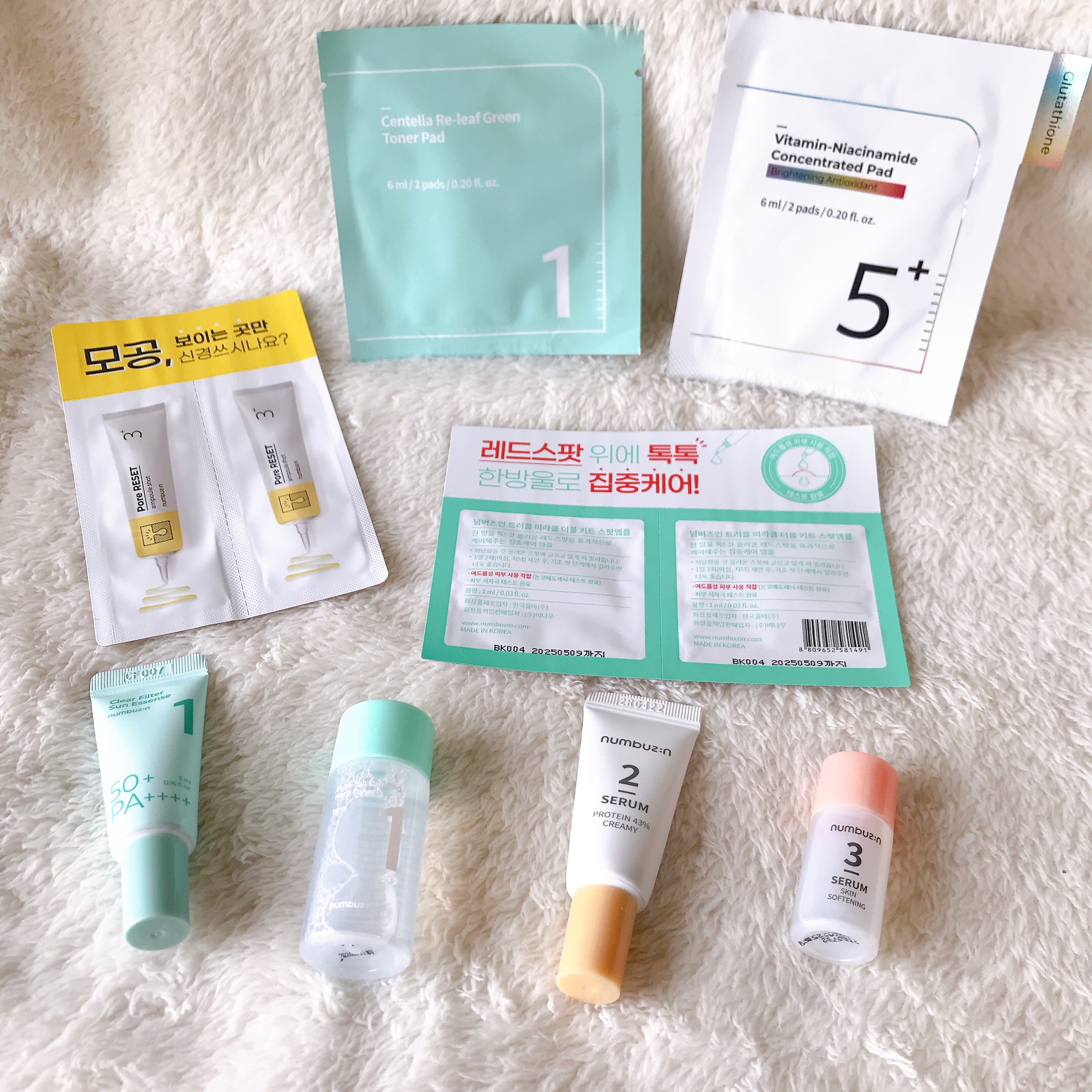 5番 白玉グルタチオンＣフィルムパッド/numbuzin/トナーパッドを使ったクチコミ（3枚目）