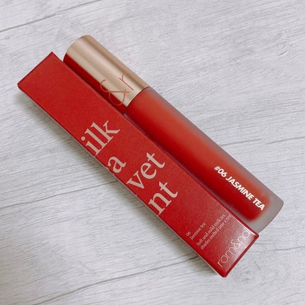 ジューシーラスティングティント/rom&nd/リップティントを使ったクチコミ(4枚目)