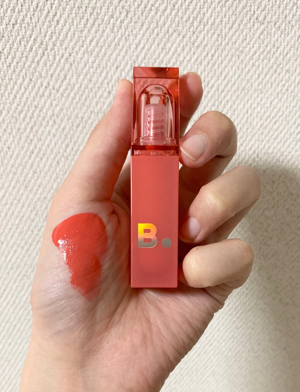 カラースプラッシュウォーターティント/B. by BANILA/リップティントを使ったクチコミ(3枚目)