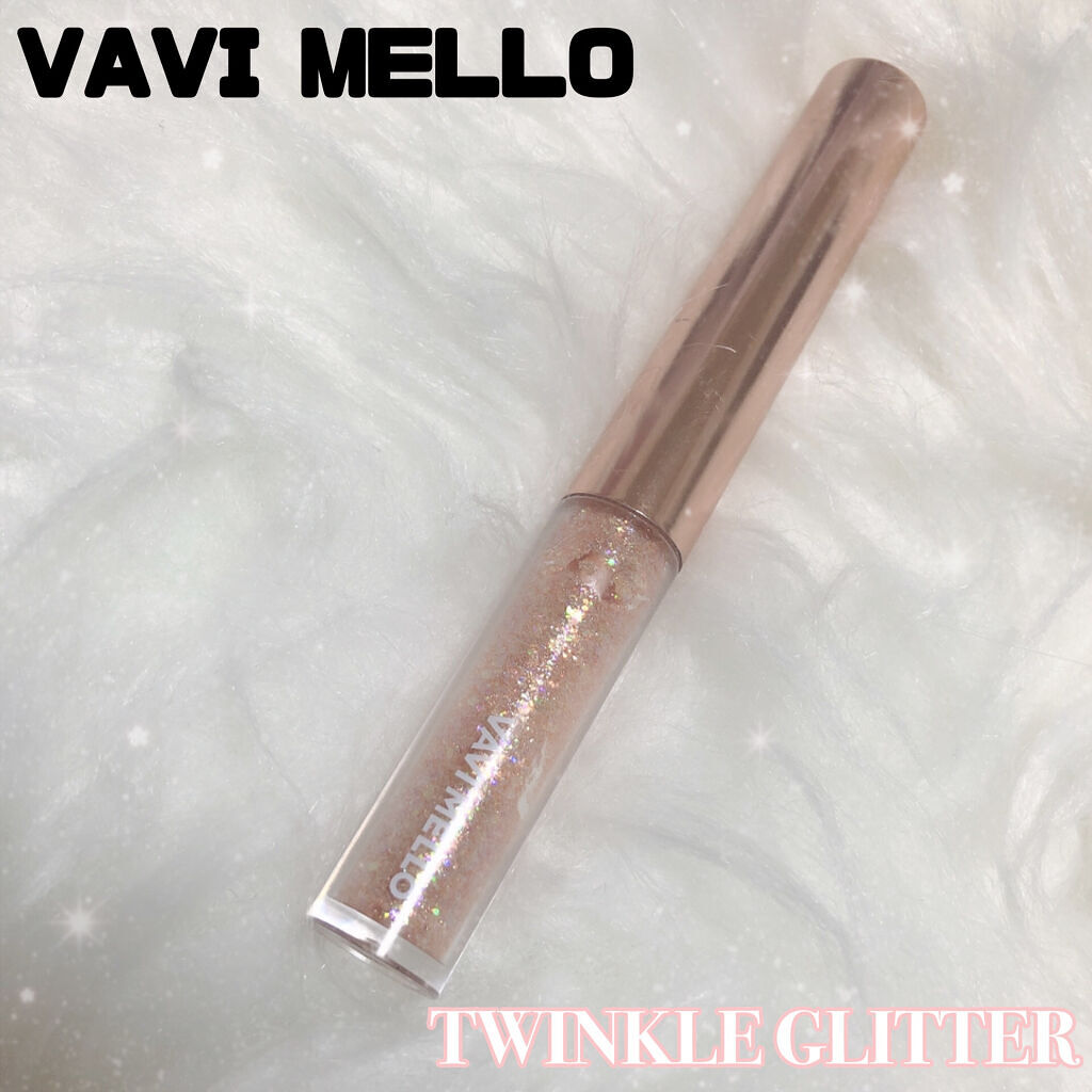 トゥインクルグリッター 04 ハニースター（グリッターパールタイプ） /VAVI MELLO/グリッターを使ったクチコミ（1枚目）