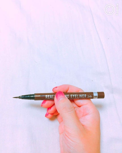 リアルラスティングアイライナー24hWP/K-パレット/リキッドアイライナーを使ったクチコミ(2枚目)
