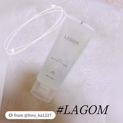 ラゴム ジェルトゥウォーター クレンザー(LV)(朝用洗顔)/LAGOM /その他洗顔料を使ったクチコミ(1枚目)