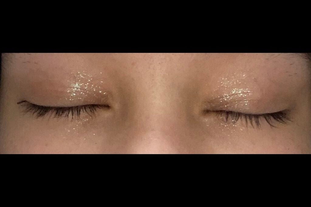 グリッター シャドウ カラー/rom&nd/グリッターを使ったクチコミ(3枚目)