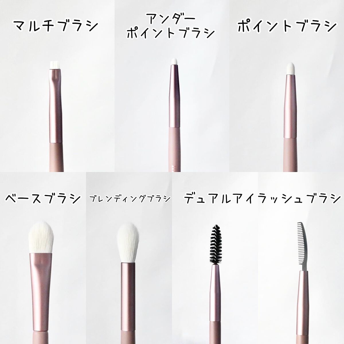 アイトライアルキット/mude/メイクブラシを使ったクチコミ（3枚目）