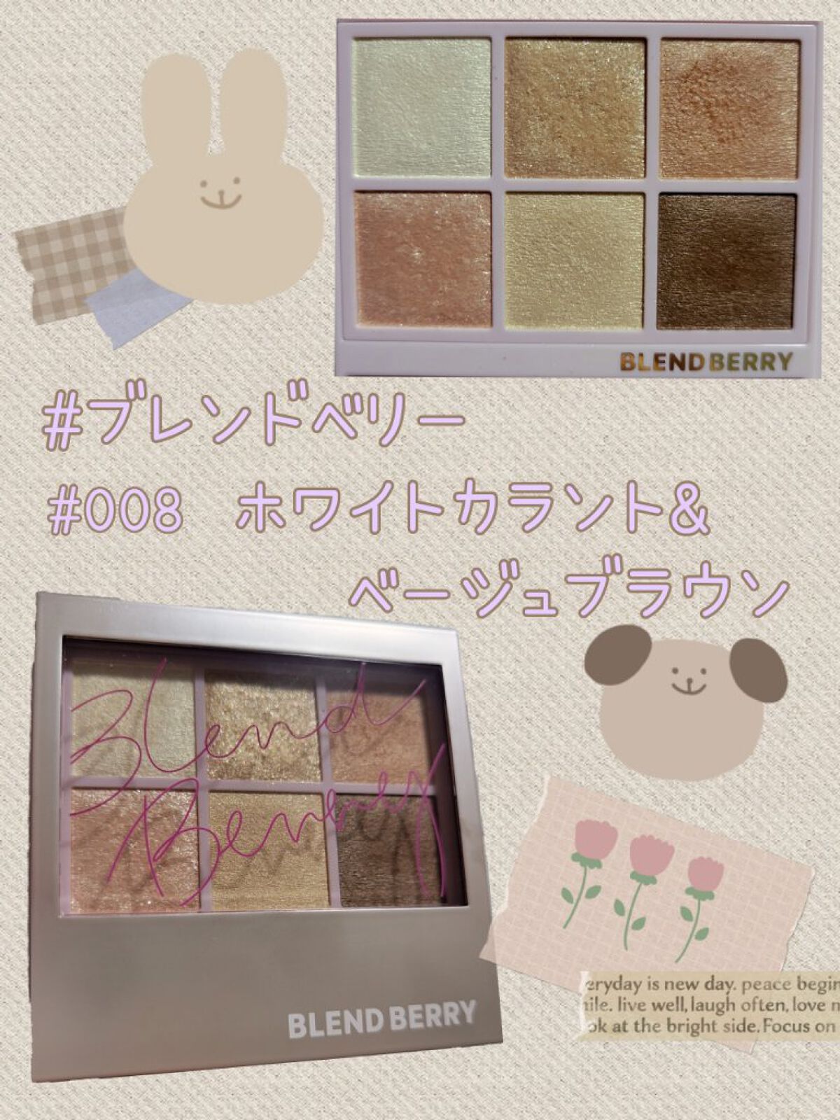 オーラクリエイション/BLEND BERRY/アイシャドウパレットを使ったクチコミ（1枚目）