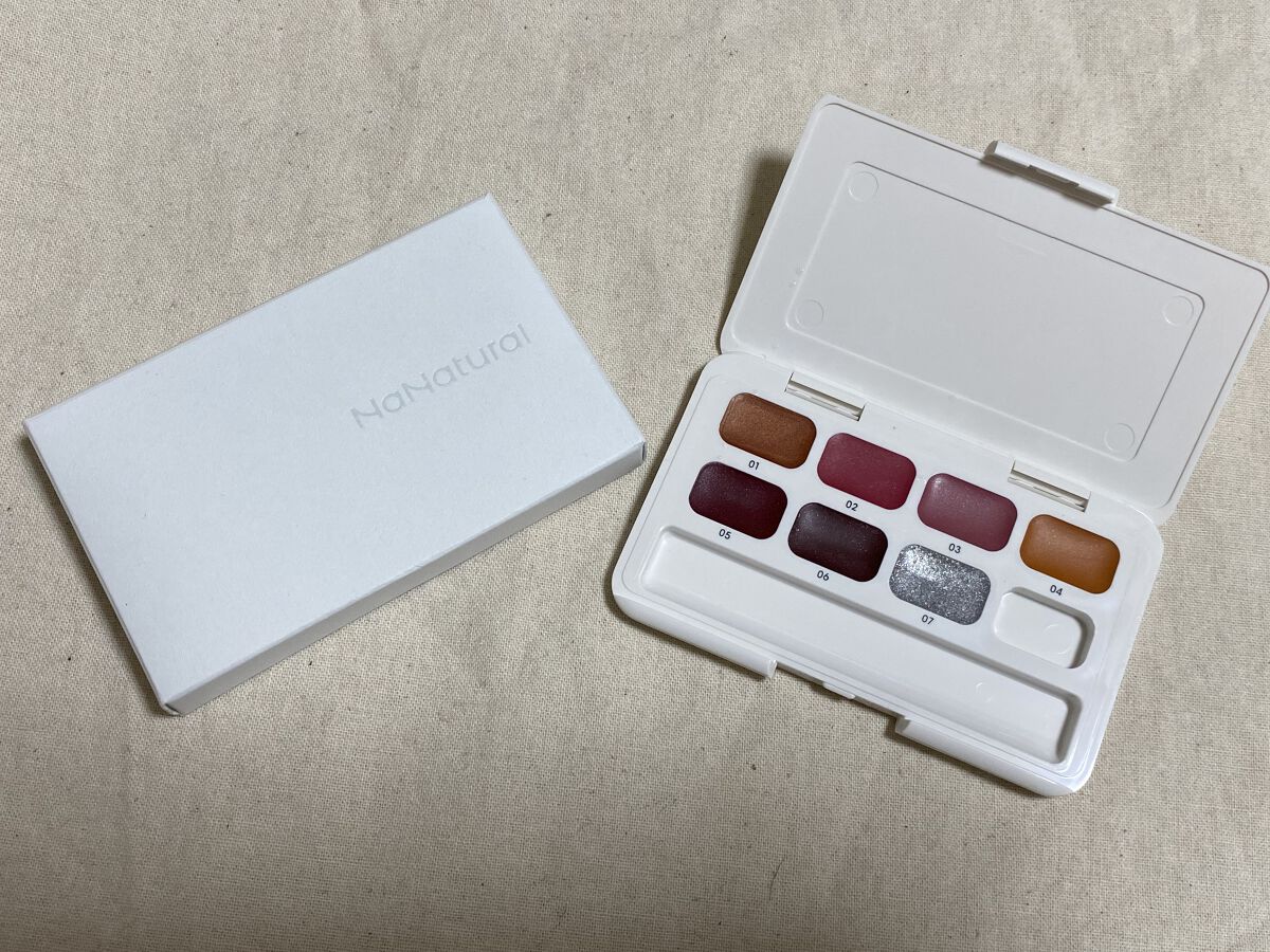 カラーパレット/7NaNatural/口紅を使ったクチコミ（2枚目）