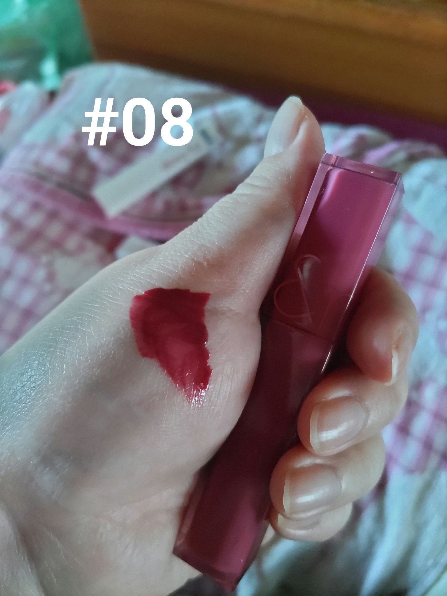 デュイフルウォーターティント/rom&nd/リップティントを使ったクチコミ（2枚目）