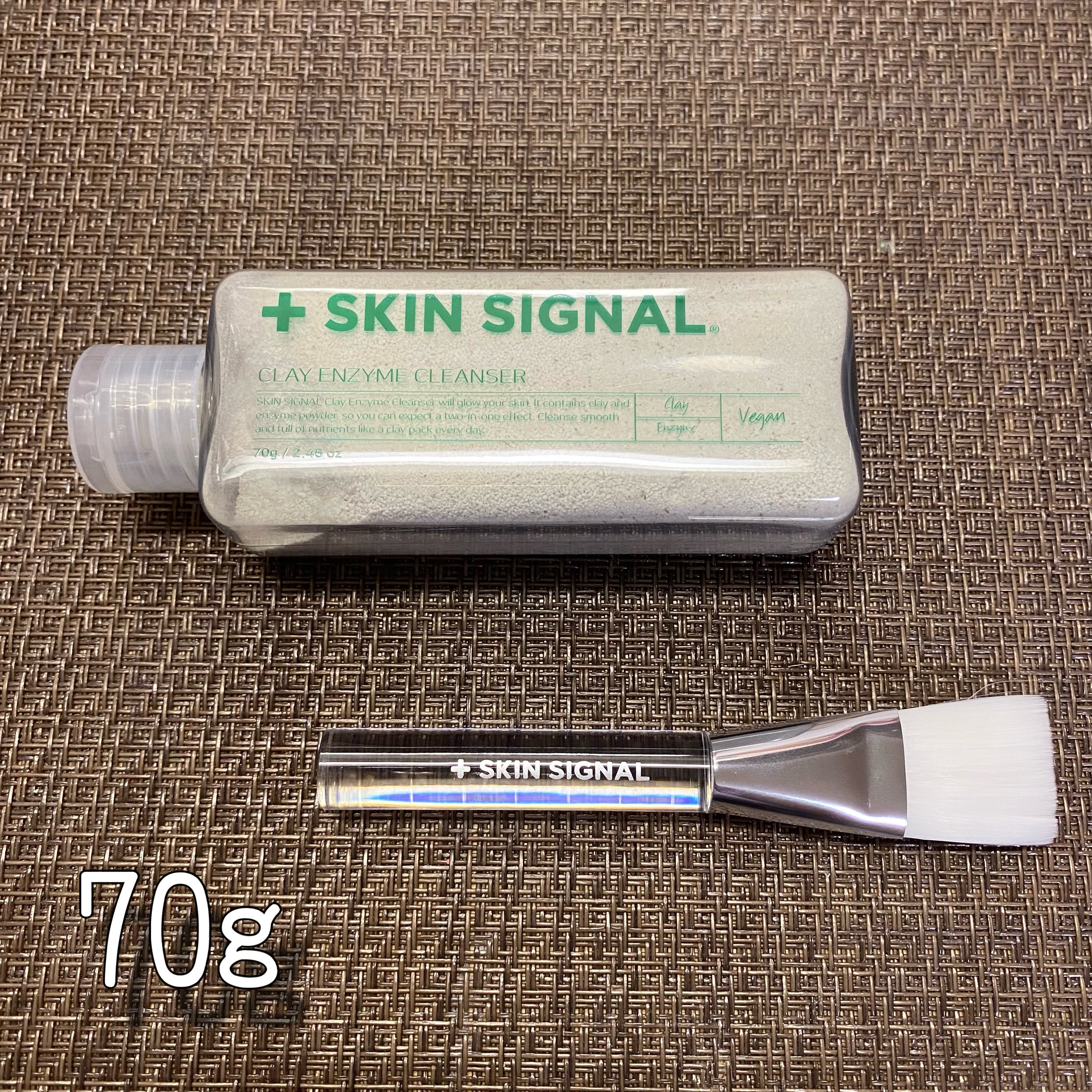 グリーン クレイ酵素クレンザー/SKIN SIGNAL/洗顔パウダーを使ったクチコミ（3枚目）