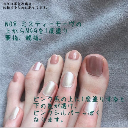 カラフルネイルズ/キャンメイク/マニキュアを使ったクチコミ(3枚目)